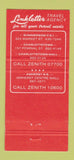Matchbook Cover - Linkletter Motel Summerside PE PEI 30 Strike