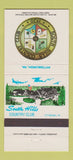 Matchbook Cover - South HIlls Country Club Pittsburgh PA  30 Strike