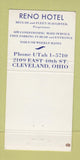 Matchbook Cover - The Lancer Cleveland OH restaurant 30 Strike