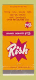 Matchbook Cover - Rish Tractors Cleveland OH Equipment  WEAR 30 Strike