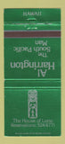 Matchbook Cover - House of Lono Hawaii Tiki WEAR 30 Strike