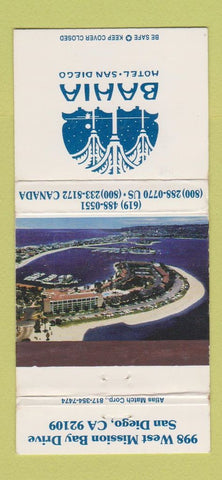 Matchbook Cover - Bahia Hotel San Diego CA 30 Strike