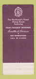 Matchbook Cover - Florentine Room Doric Bellingham Hotel WA 30 Strike