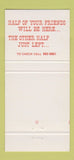 Matchbook Cover - Palace Restaurant Santa Fe NM 30 Strike