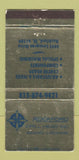 Matchbook Cover - Rockford Drill Head IL WEAR 30 Strike