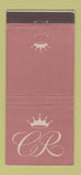 Matchbook Cover - Colony Restaurant Washington DC 30 Stick