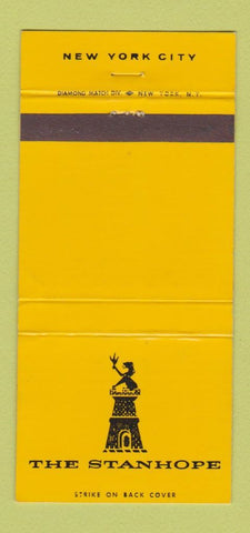 Matchbook Cover - The Stanhope New York City 30 Strike