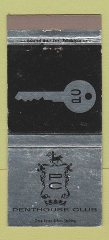 Matchbook Cover - Penthouse Club Philadelphia PA 30 Strike