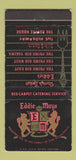 Matchbook Cover - Eddie Mays Restaurants Portland Beaverton OR WEAR 30 Strike