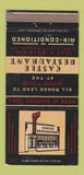 Matchbook Cover - Castle Restaurant North Scranton PA 30 Strike