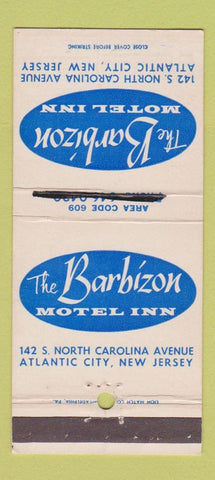 Matchbook Cover - Barbizon Motel Inn Atlantic City NJ Phone # covered 30 Strike
