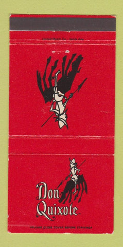 Matchbook Cover - Don Quixote Los Angeles CA 30 Strike