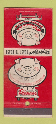Matchbook Cover - Piggy Back Carloading Pioneer  30 Strike