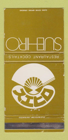 Matchbook Cover - Suehiro Restaurant Japanese San Francisco CA WEAR 30 Strike