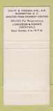 Matchbook Cover - Golden Table Restaurant Washington DC 30 Strike