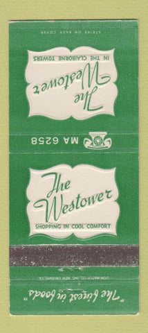 Matchbook Cover - The Westower Claiborne Towers New Orleans LA 30 Strike