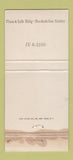 Matchbook Cover - Hemisphere Club New York City WEAR 30 Strike