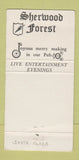 Matchbook Cover - Sherwood Forest Restaurant San Jose CA WEAR 30 Strike