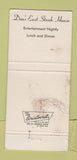 Matchbook Cover - Don's East Steak House New York City 30 Strike