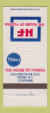 Matchbook Cover - House of Fodera Pillsbury Corona NY 30 Strike