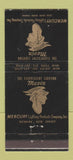 Matchbook Cover - Mercury Lighting Products Mavin Newark NJ WEAR 30 Strike