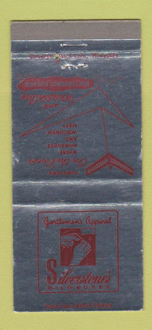 Matchbook Cover - Silverstone's Milwaukee WI Men's Clothes 30 Strike