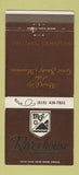 Matchbook Cover - Riverhouse Motor Lodge Gatlinburg TN 30 Strike