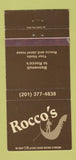 Matchbook Cover - Rocco's Restaurant Italian Madison NJ 30 Strike