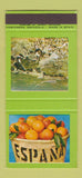 Matchbook Cover - Spanish Orange Fruit Syndicate London UK 30 Strike