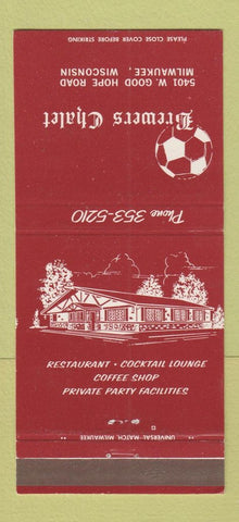 Matchbook Cover - Brewers Chalet Milwaukee WI restaurant 30 Strike
