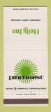 Matchbook Cover - Holly Inn Pinehurst NC 30 Strike