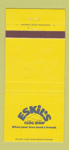 Matchbook Cover - Eskil's Clog Shop shoes CHAIN 30 Strike