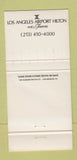 Matchbook Cover - Alexander's Los Angeles CA Airport Hilton Hotel 30 Strike