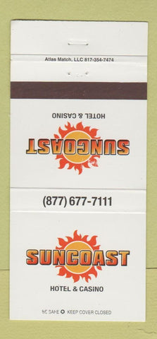 Matchbook Cover - Suncoast Hotel Casino  30 Strike