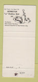 Matchbook Cover Aermontor Settles Plumbing Heating Mitchell NE MISCUT 30 Strike