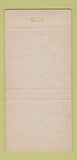 Matchbook Cover - Renfroe Steel Lifting Clamps Jacksonville FL 30 Strike