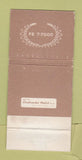 Matchbook Cover - Paul Young's Restaurant Washington DC 30 Strike
