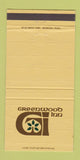Matchbook Cover - Greenwood Inn Beaverton OR restaurant 30 Strike
