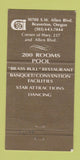 Matchbook Cover - Greenwood Inn Beaverton OR restaurant 30 Strike