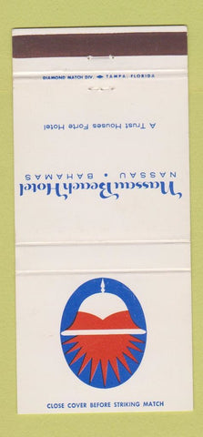 Matchbook Cover - Nassau Beach Hotel Bahamas 30 Strike
