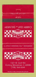 Matchbook Cover - Gino's East Chicago IL Rolling Meadows Pizza 30 Strike