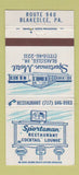 Matchbook Cover - Sportsman Restaurant Blakeslee PA Motel 30 Strike