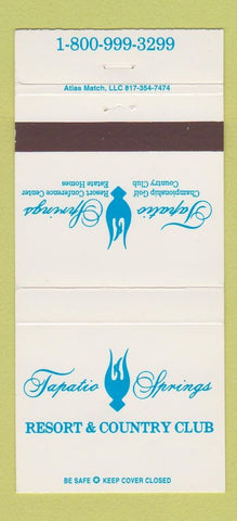 Matchbook Cover - Tapatio Springs Resort San Antonio Boerne TX 30 Strike