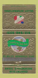 Matchbook Cover - Country Club Inn Valley Int Brownsville TX WEAR 30 Strike