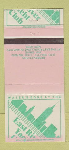 Matchbook Cover - East River Yacht Club Long Island City NY 30 Strike