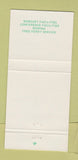 Matchbook Cover - East River Yacht Club Long Island City NY 30 Strike