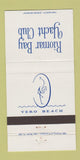 Matchbook Cover - Riomar Bay Yacht Club Verno Beach FL 30 Strike
