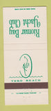 Matchbook Cover - Riomar Bay Yacht Club Verno Beach FL 30 Strike