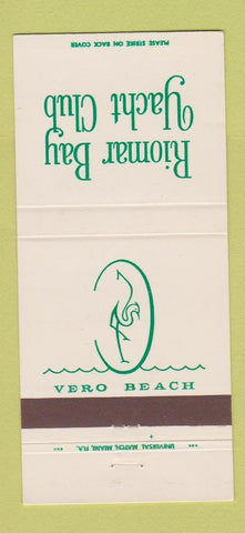 Matchbook Cover - Riomar Bay Yacht Club Verno Beach FL 30 Strike