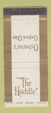 Matchbook Cover - Osborne's The Huddle Oxford OH WEAR 30 Stick
